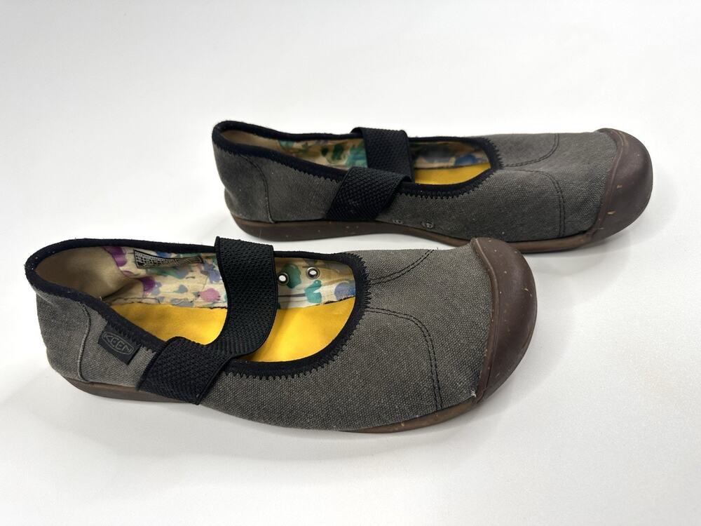 KEEN Sienna Mary Jane Style Brown Cap Slip On Shoes Women's Size 9.5 Outdoor